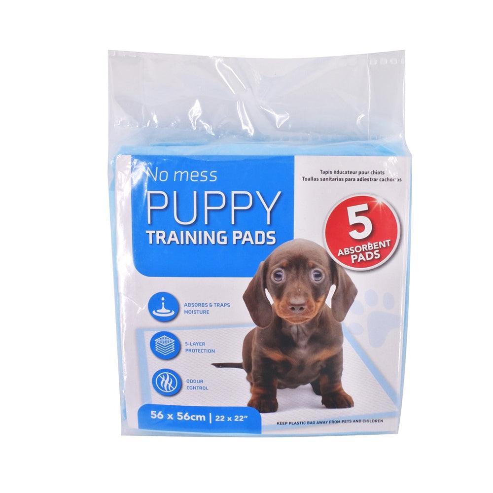 No Mess Dog Training Pads | 56 x 56cm | Pack of 5 - Choice Stores