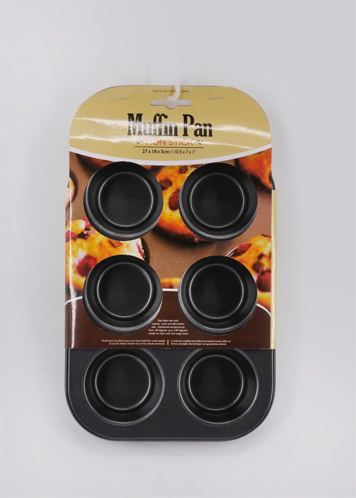 Non-Stick Muffin Pan 6 Cup | Premium Quality - Choice Stores