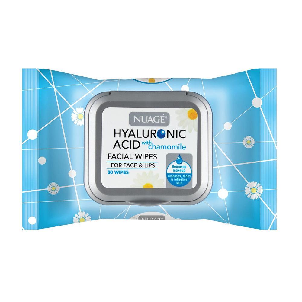 Nuage Hyaluronic Acid with Chamomile Face Wipes | Pack of 30 - Choice Stores