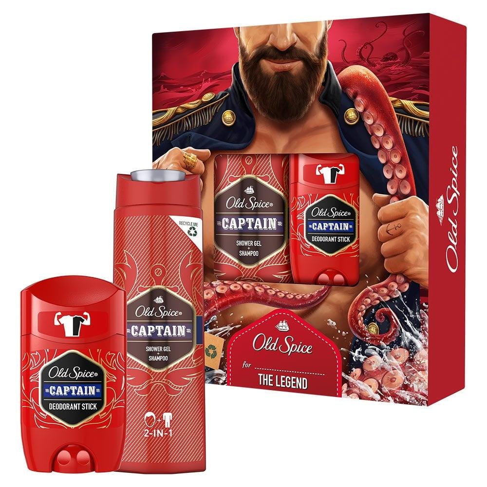 Old Spice Captain Gift Set for Men | 2 Pack - Choice Stores