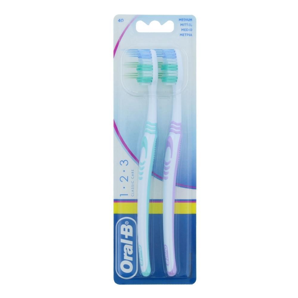 Oral B Classic Care Medium Toothbrush | 2 Pack - Choice Stores