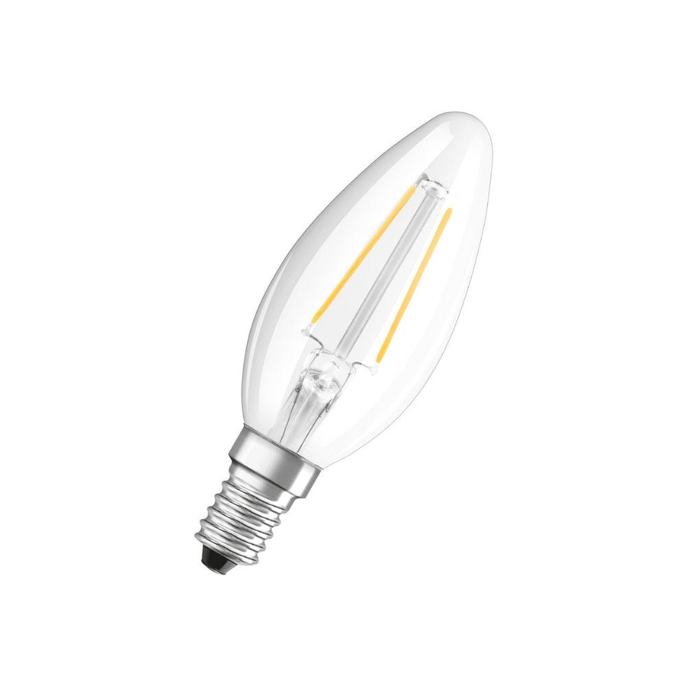 Osram 2.1W E14 CL LED Candle Clear Filament Bulb - Choice Stores