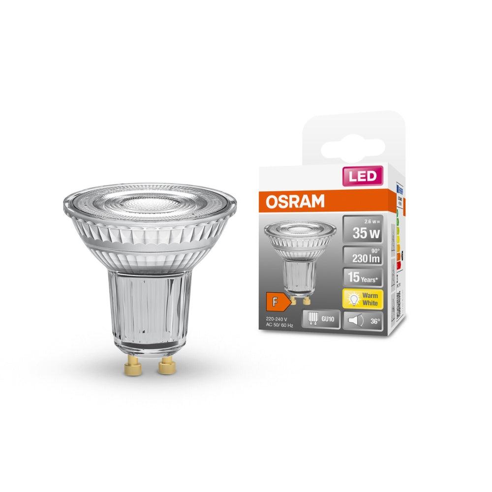 Osram 2.6W GU10 LED Full Glass Warm - Choice Stores