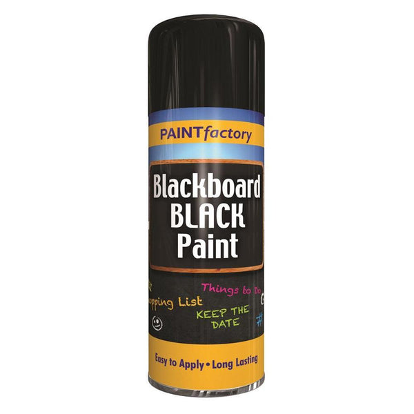 Paint Factory Blackboard Spray Paint Black | 400ml - Choice Stores