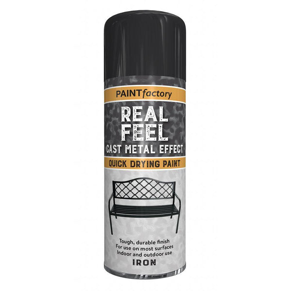 Paint Factory Cast Metal Effect Quick Drying Iron Spray Paint | 400ml - Choice Stores