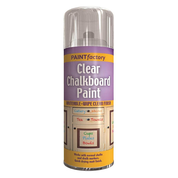 Paint Factory Chalkboard Spray Paint Clear | 400ml - Choice Stores