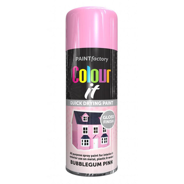 Paint Factory Colour it Quick Drying Spray Paint Gloss Finish | 400ml - Choice Stores