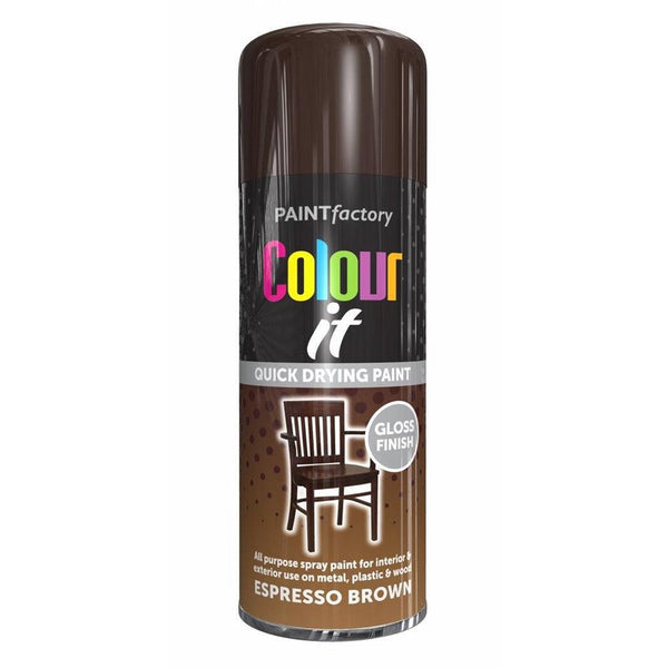 Paint Factory Colour it Quick Drying Spray Paint Gloss Finish | 400ml - Choice Stores