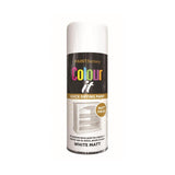 Paint Factory Colour it Quick Drying Spray Paint Matt Finish White Matt | 400ml - Choice Stores