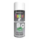 Paint Factory Colour it Quick Drying Spray Plastic Primer Matt Finish | 400ml - Choice Stores