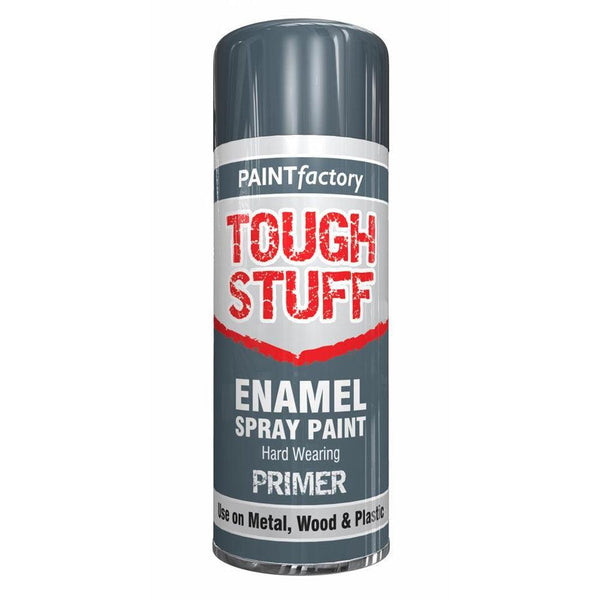 Paint Factory Tough Stuff Enamel Spray Paint Grey Primer | 400ml - Choice Stores