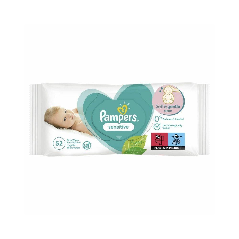 Pampers Sensitive Baby Wipes | 52 Pack - Choice Stores