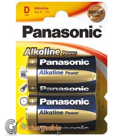 Panasonic Alkaline Power D Batteries | 2 Pack | LR20 - Choice Stores