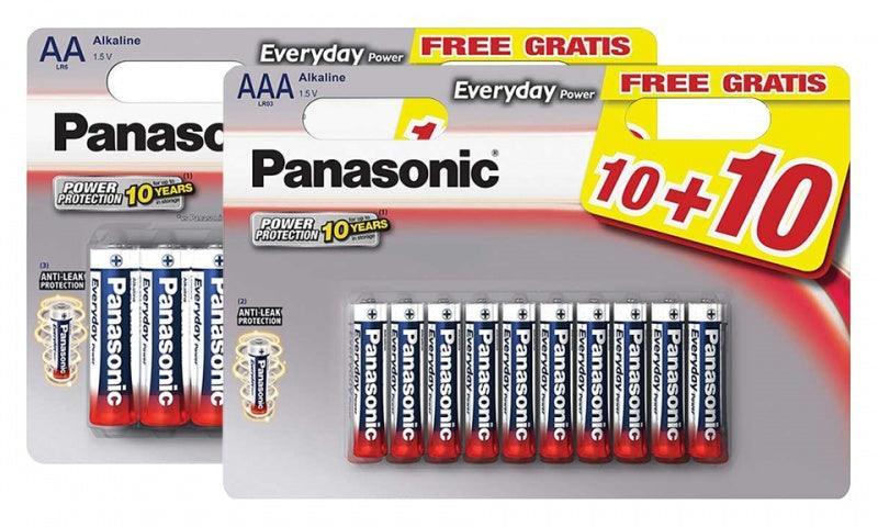 Panasonic Everyday Power AA 10+10 Free Batteries | Pack of 20 | LR06 - Choice Stores