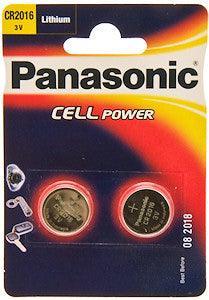 Panasonic Lithium Coin CR2016 Batteries | 2 Pack - Choice Stores