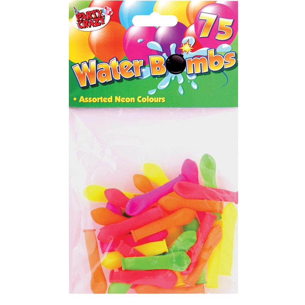 Party Crazy Waterbombs Balloons | Pack of 75 - Choice Stores