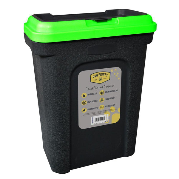 Paw Prints 30 Litre Pet or Bird Food Storage Tub - Choice Stores