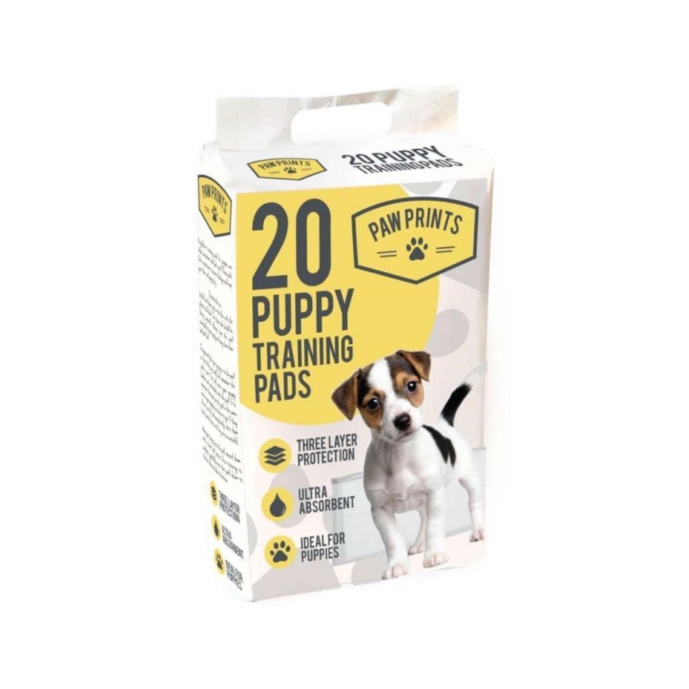 Paw Prints Puppy Training Pads 20 Pk - Choice Stores