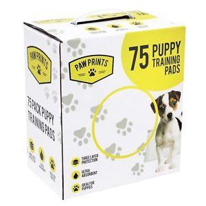 Paw Prints Puppy Training Pads 75 Pk - Choice Stores
