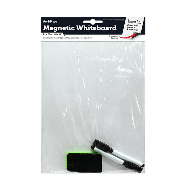 Pen2Paper Magnetic White Board 21 x 26cm - Choice Stores