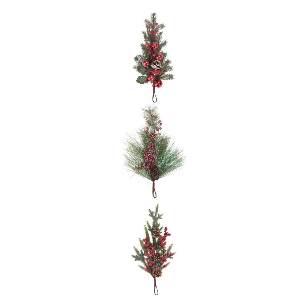 Pine & Berry Hanging Christmas Decoration | 44cm - Choice Stores