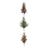 Pine & Berry Hanging Christmas Decoration | 44cm - Choice Stores
