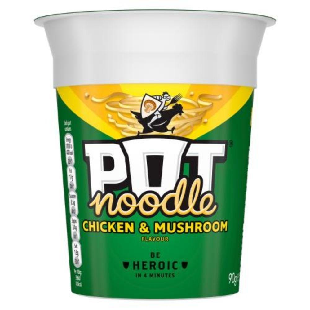 Pot Noodle Chicken And Mushroom | 90g - Choice Stores