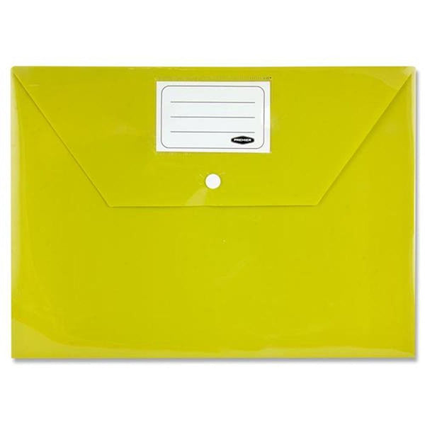 Premier Office A4 Document Wallets | Pack of 5 | Bright Colours - Choice Stores