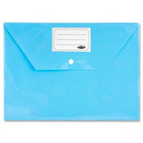 Premier Office A4 Document Wallets | Pack of 5 | Bright Colours - Choice Stores