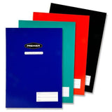 Premier Stationery A4 Manuscript Book with Ruled Margins | 120 Page | 4 Assorted Colours - Choice Stores
