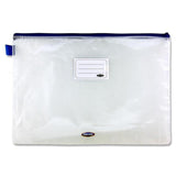 Premier Universal B4 Durable Clear Mesh Storage Wallets with Zip Closure | Pack of 3 - Choice Stores