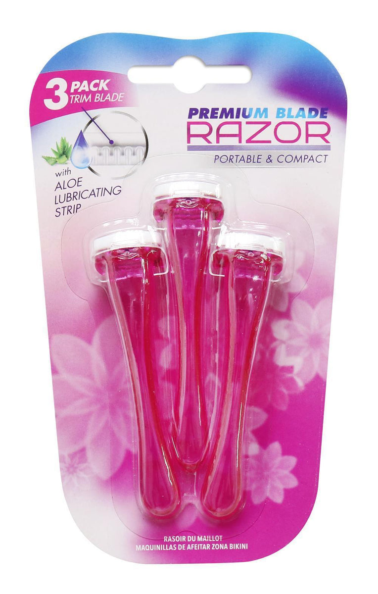 Premium Blade Razors With Aloe Strip | 3 Pack - Choice Stores
