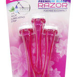 Premium Blade Razors With Aloe Strip | 3 Pack - Choice Stores