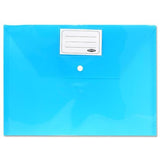 Premto A4 Multipack Storage Wallets with Button Closure | Pack of 3 | Neon Colours - Choice Stores