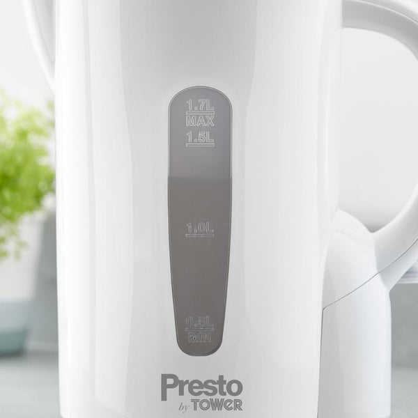 Presto by Tower Electric Kettle White | 2000w | 1.7ltr - Choice Stores