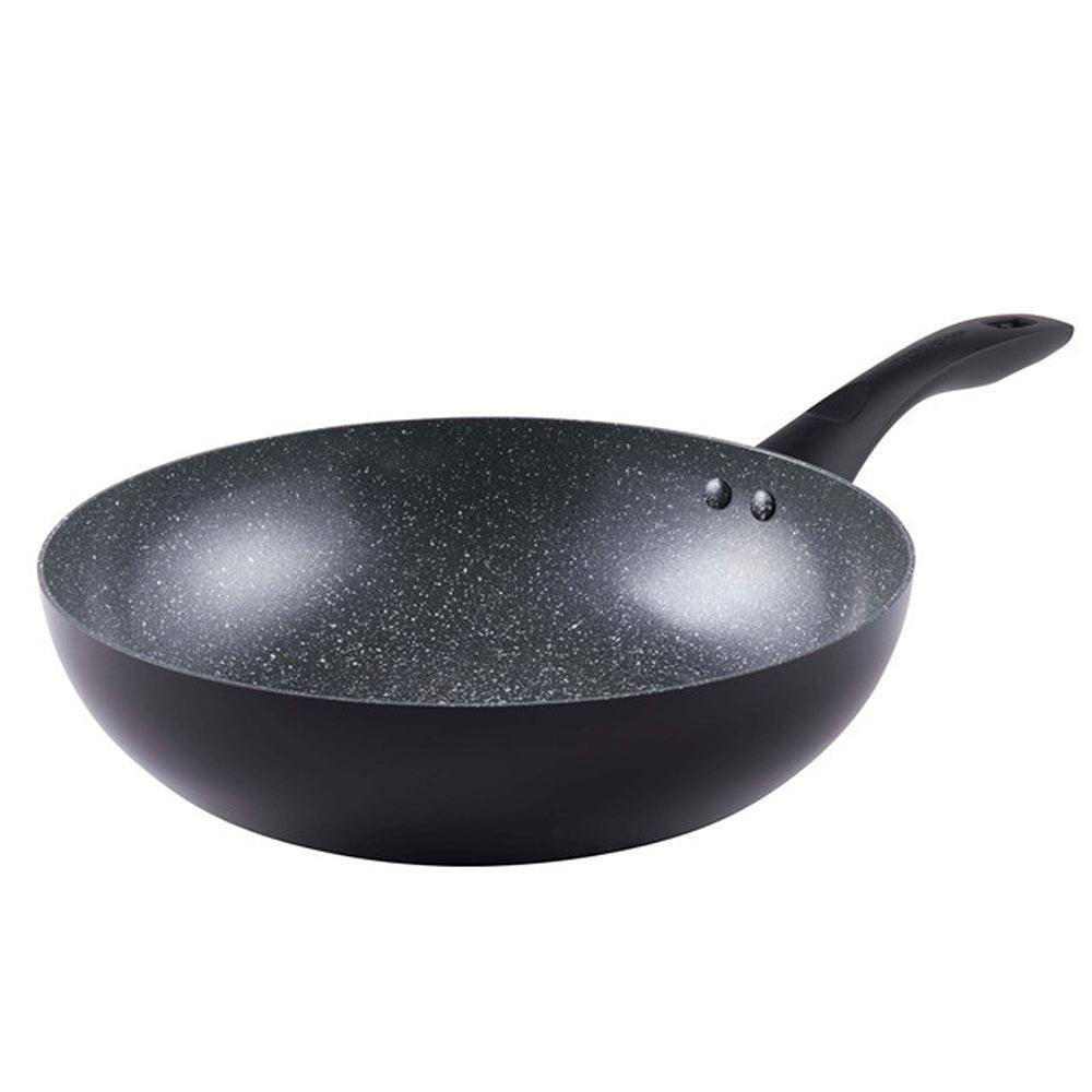 Progress Marble Ceramic Non Stick Stir Fry Pan | 28cm - Choice Stores