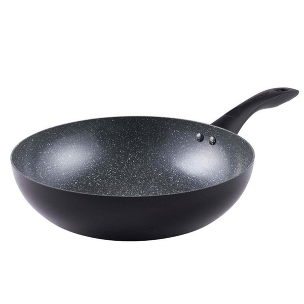 Progress Marble Ceramic Non Stick Stir Fry Pan | 28cm - Choice Stores