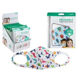 Reusable Stretchable Kids Fashion Face Mask In Prtd Bag - Choice Stores