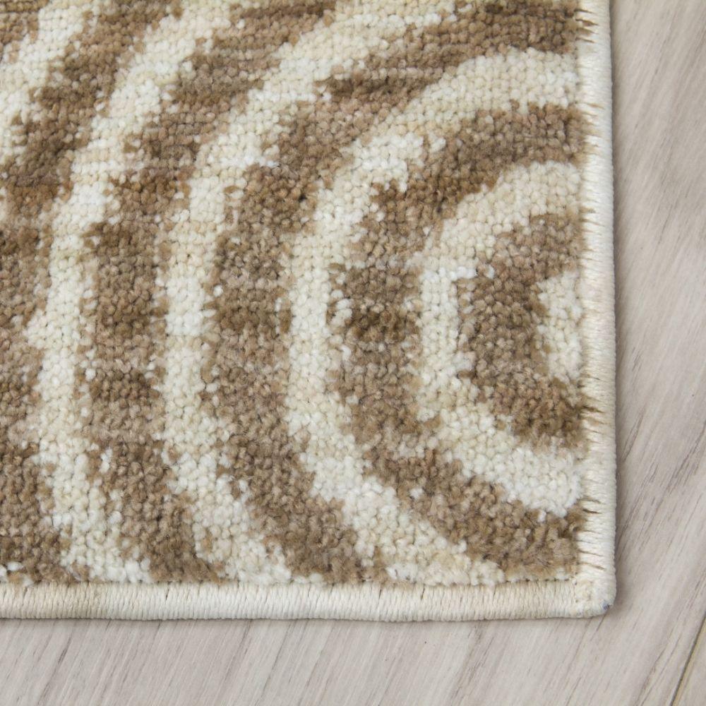 Revive Arco Cream Modern Rug | Made From Recycled Plastic Bottles - Choice Stores