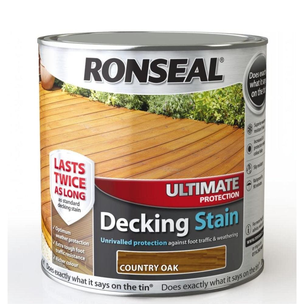 Ronseal Ultimate Protection Decking Stain | Country Oak - Choice Stores