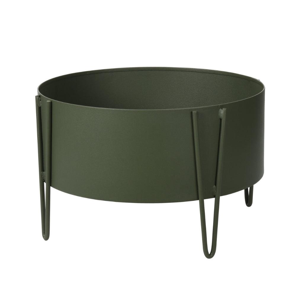 Round Green Flowerpot | 38 x 32cm - Choice Stores