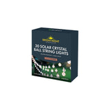 Rowan Bright Night 30 Warm White Solar LED Crystal Ball String Lights - Choice Stores