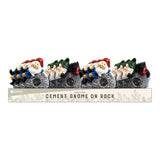 Rowan Cement Gnome on Rock Solar Light | Assorted Design | 12cm - Choice Stores