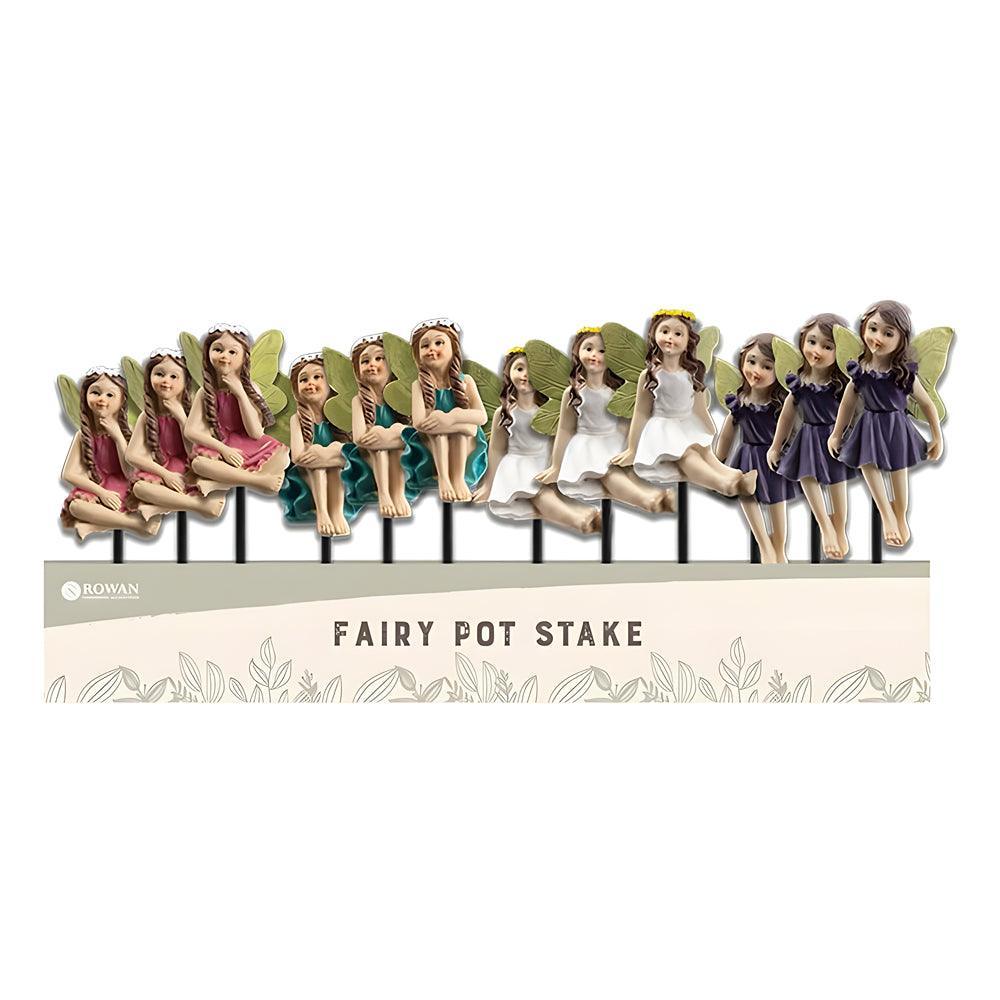 Rowan Flower Pot Fairy Stake | Assorted | 16cm - Choice Stores