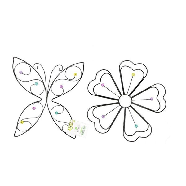 Rowan Metal Beaded Wall Decoration | Assorted Design | 29cm - Choice Stores