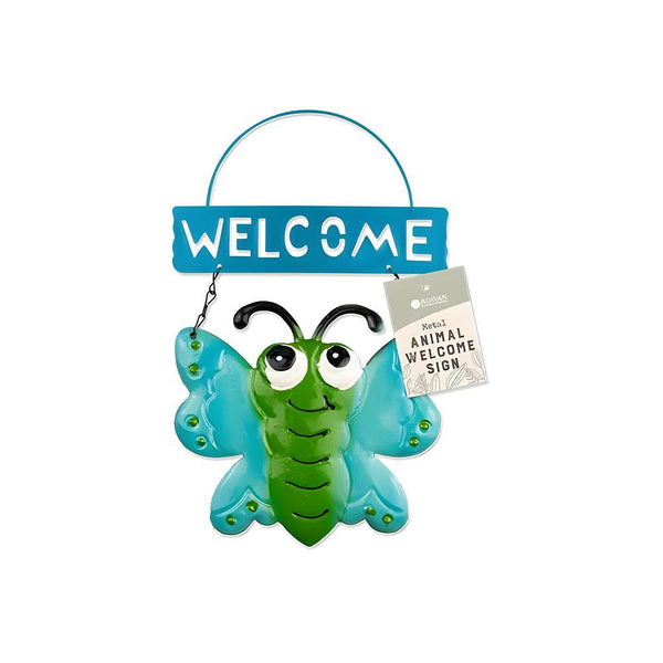 Rowan Metal Cute Animal Welcome Sign | Assorted | 8cm - Choice Stores