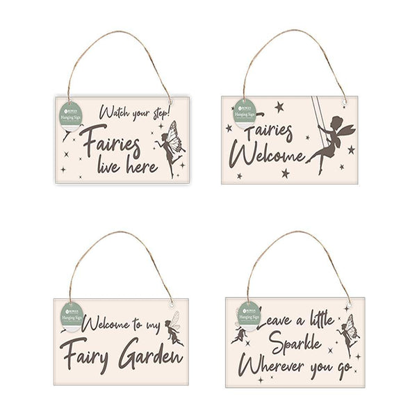 Rowan Metal Fairies Welcome Sign | Assorted Design | 25cm - Choice Stores