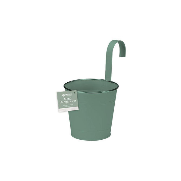 Rowan Metal Fence & Balcony Hanging Pot | Assorted Colour | 15cm - Choice Stores