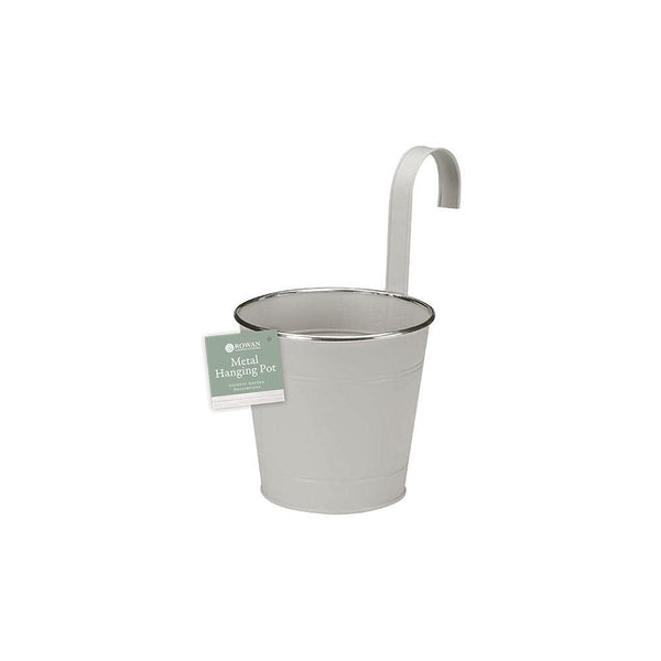 Rowan Metal Fence & Balcony Hanging Pot | Assorted Colour | 15cm - Choice Stores