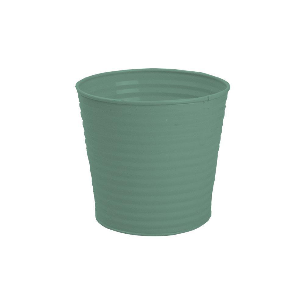 Rowan Metal Ribbed Pot | Assorted Colour |13cm - Choice Stores